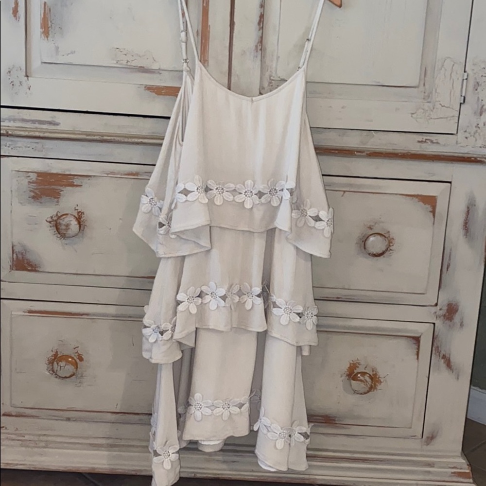 Women’s Small Three Layer Ruffle Dress